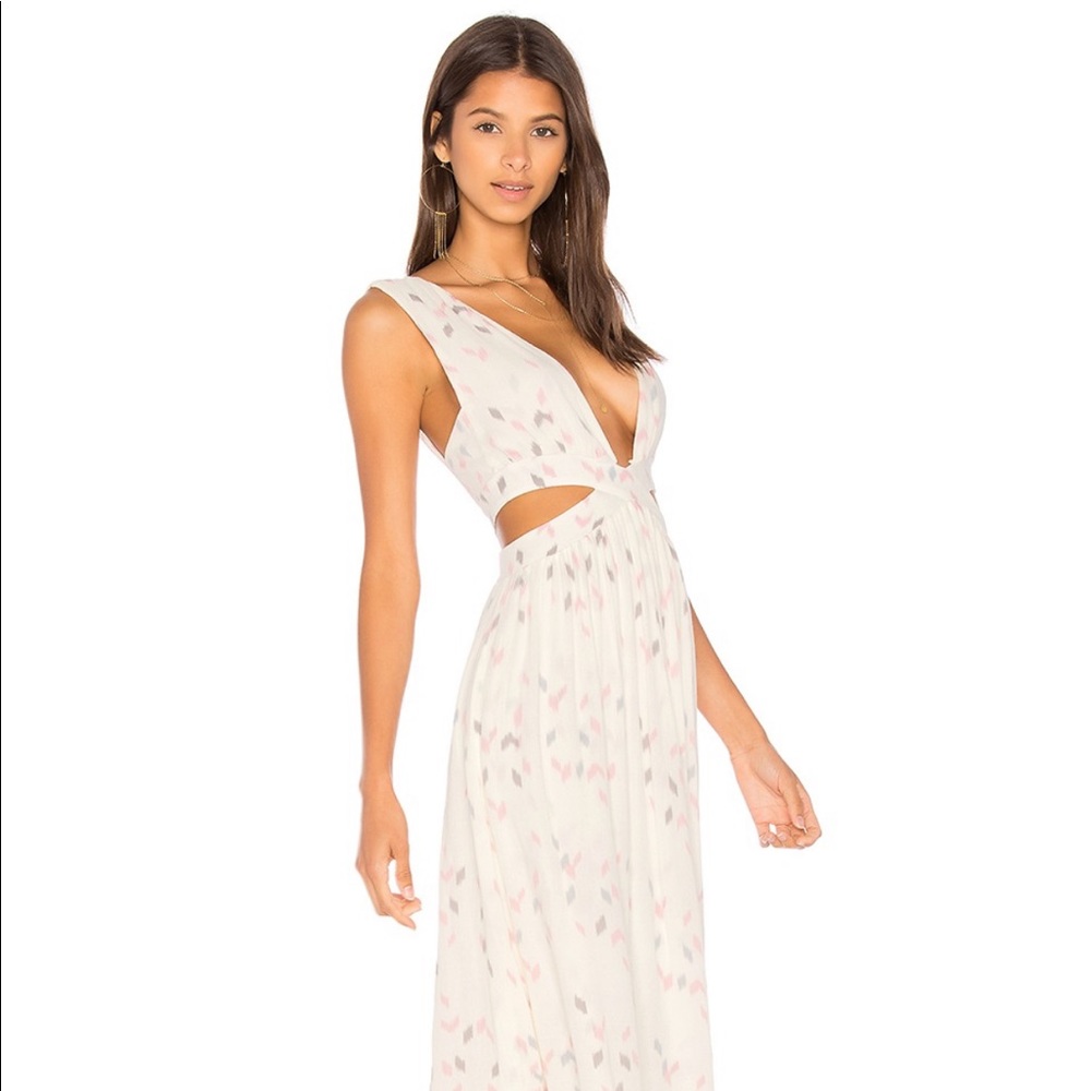 NWT Stillwater sunset cut out maxi dress medium.